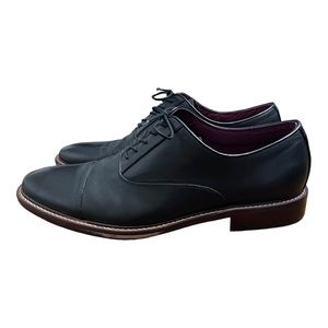 Ashton Grey Kindu Cap Toe Oxford Black Leather Shoe Men’s Size 13